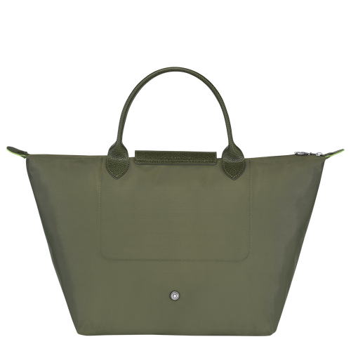 Handtasche M Le Pliage Green , Recyceltes Canvas - Fichte - Ansicht 4 von 5