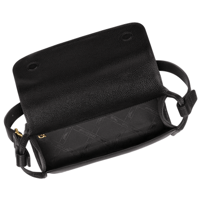Le Foulonné Sac bandoulière M, Noir