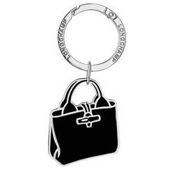 Le Roseau Keyring , Black - Metal