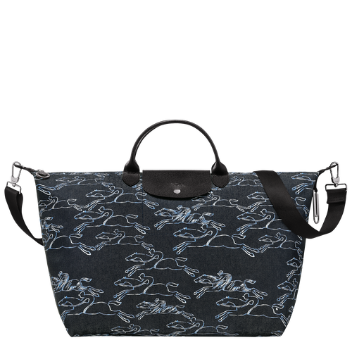 Le Pliage 系列 旅行袋 , 海軍藍色 - 帆布 - 查看 1 6