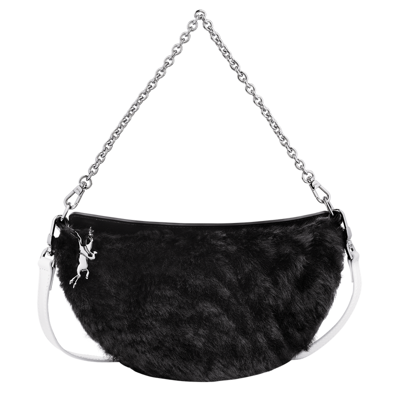 Smile S Crossbody bag Black Leather Longchamp IE