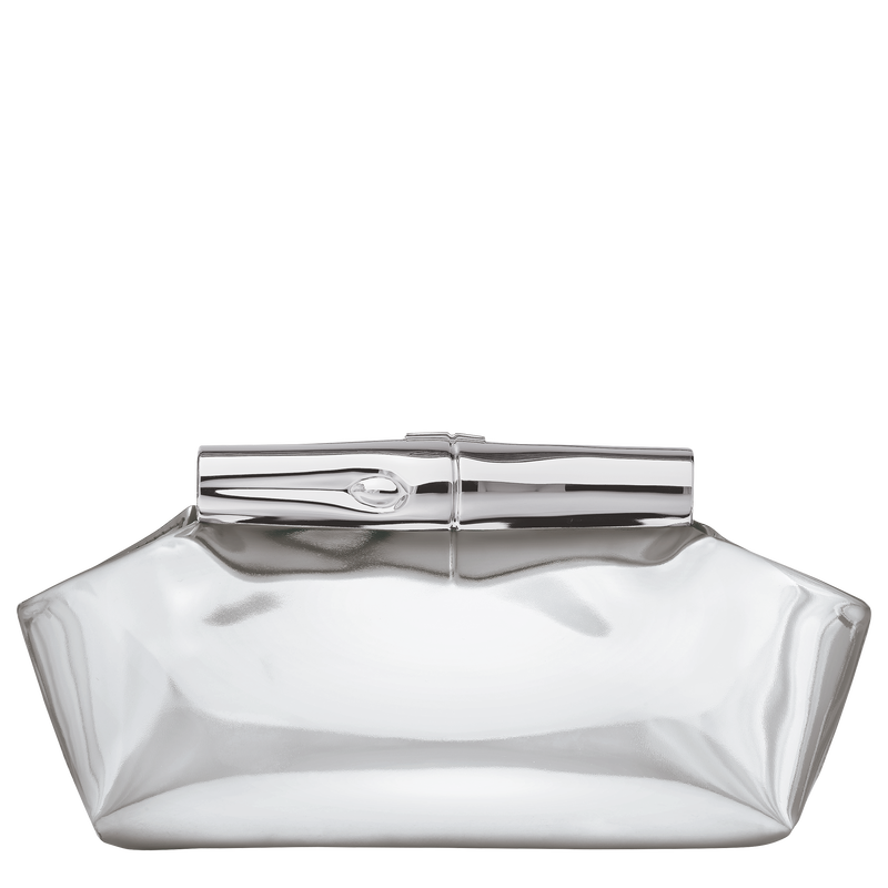 Le Roseau Bolso peque&ntilde;o S , Cuero - Plateado  - Vista 1 de 6