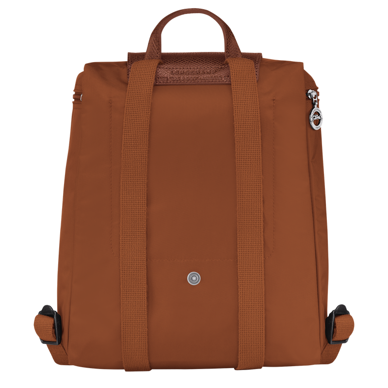 Le Pliage Green Backpack , Cognac - Recycled canvas  - View 3 of  5