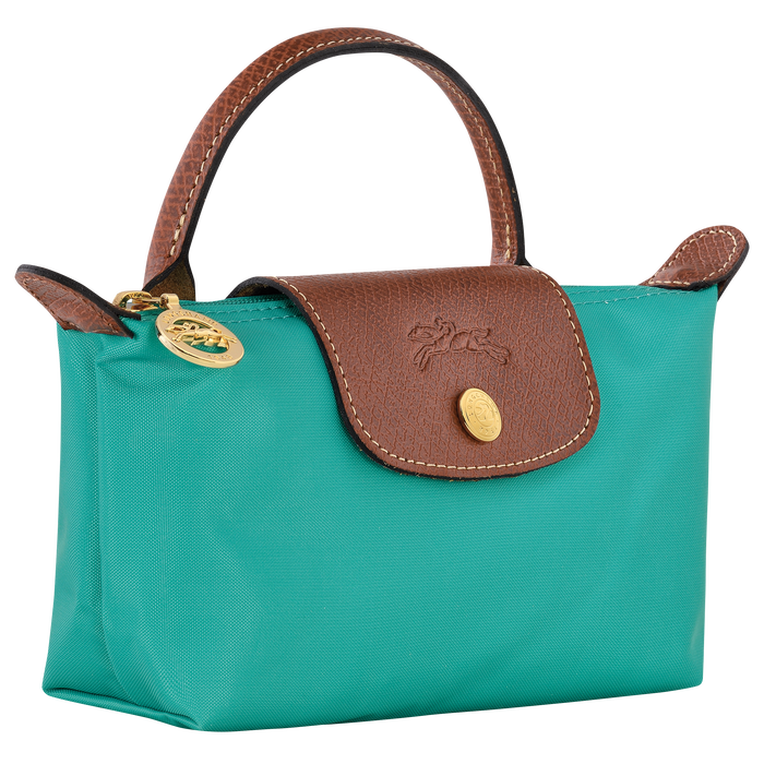 Le Pliage Original Pouch with handle, Turquoise