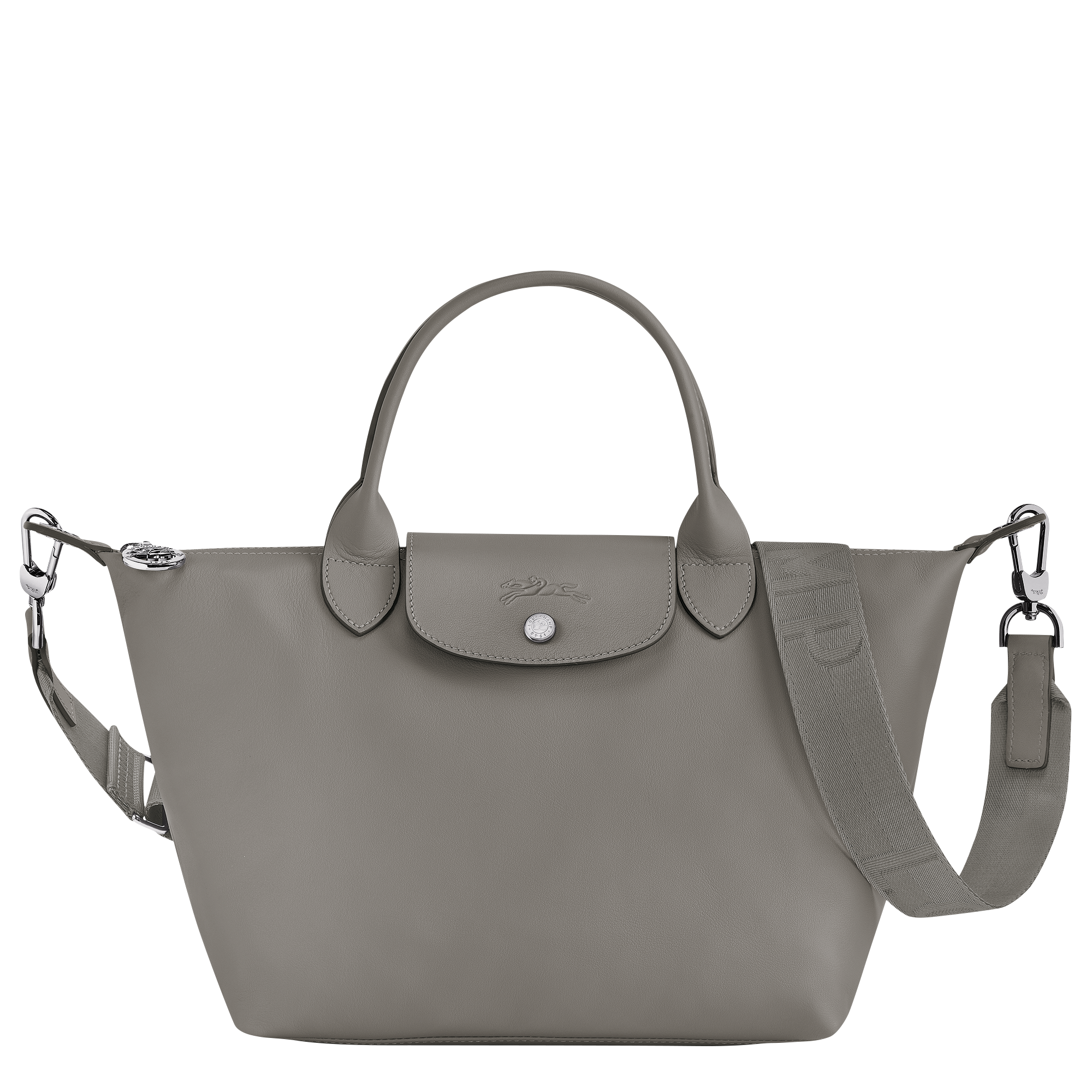 Longchamp, Bags, Longchamp Mini Roseau Top Handle Xs Extra Small  Crossbody Turtledove Grey