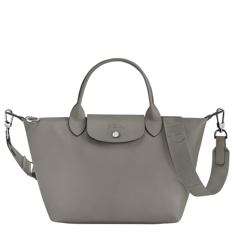 Borsa con manico S Le Pliage Xtra , Pelle - Tortora  - View 1 of  6
