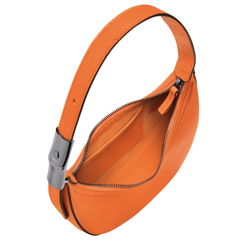 Roseau Essential S Hobo bag , Orange - Leather  - View 5 of  6