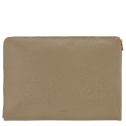 Le Foulonn&eacute; Laptop case , Lichen - Leather