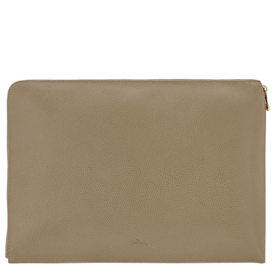Le Foulonn&eacute; Laptop case , Lichen - Leather