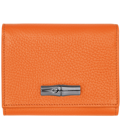 Le Roseau Essential Brieftasche im Kompaktformat, Orange