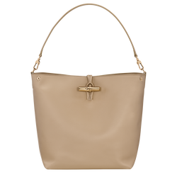 Le Roseau M Hobo bag , Root - Leather