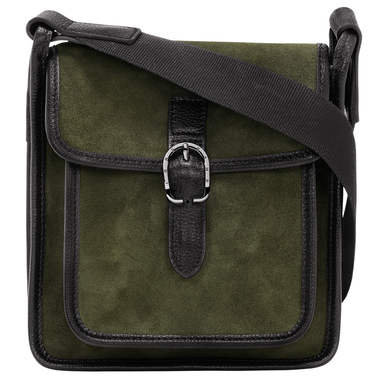 Le Foulonné S Crossbody bag , Khaki - Leather  - View 1 of 4