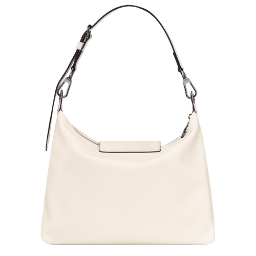 Le Pliage Xtra M Hobo bag , Ecru - Leather - View 4 of 6