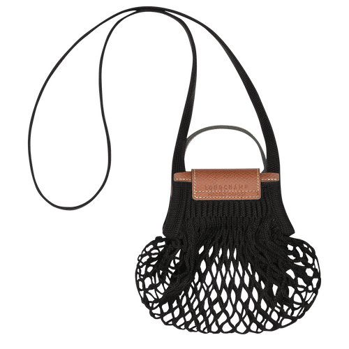 Le Pliage Filet XS Mesh bag , Black - Canvas - View 4 of  4