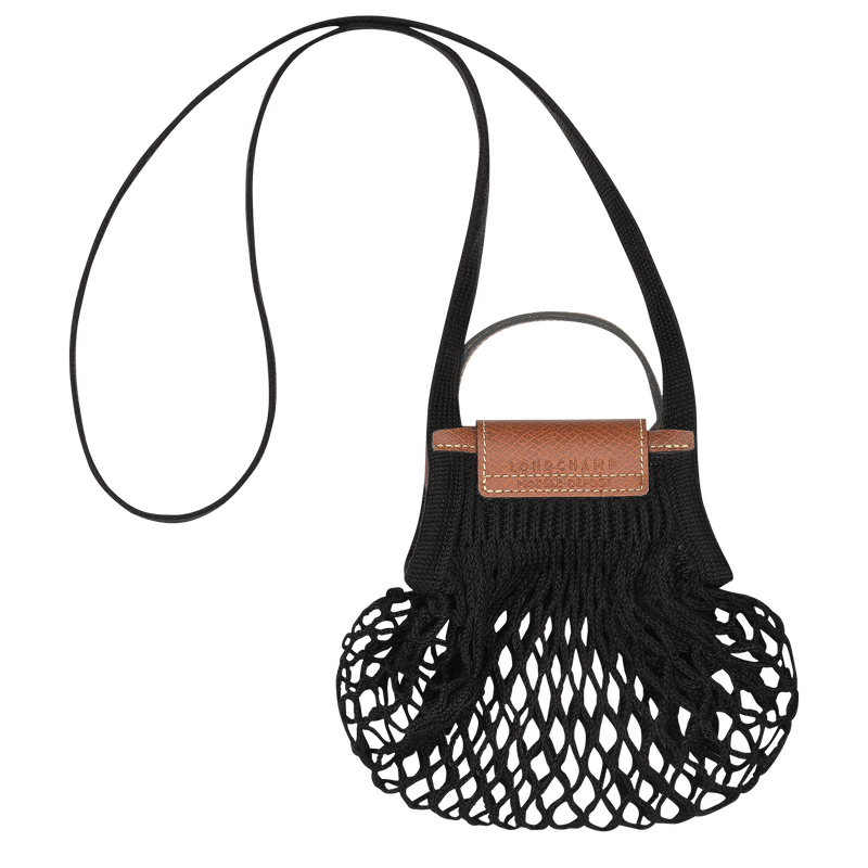 Le Pliage Filet XS Mesh bag , Black - Canvas  - View 4 of 4