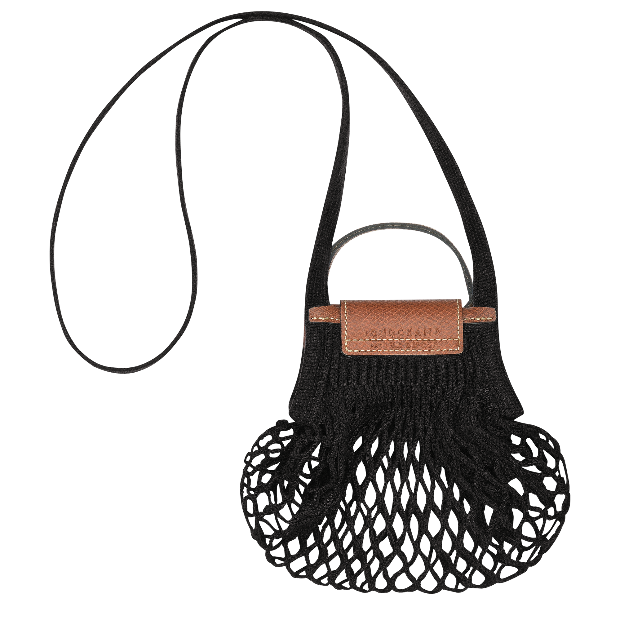 Mesh bag XS, Black - View 4 of
4 - zoom in Le Pliage Filet Mesh bag XS, Black