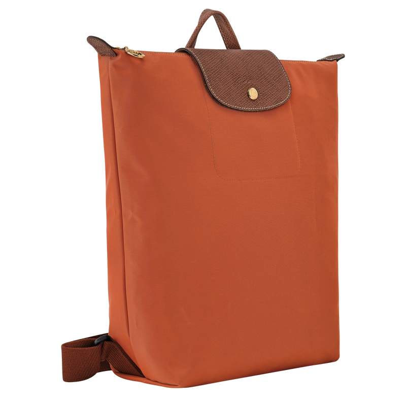Le Pliage Original M Backpack , Brick - Canvas  - View 3 of  7