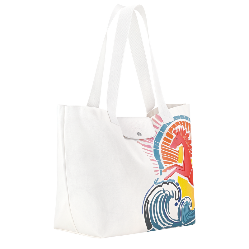 Le Pliage Collection Tote bag , Rainbow - Canvas  - View 3 of 6