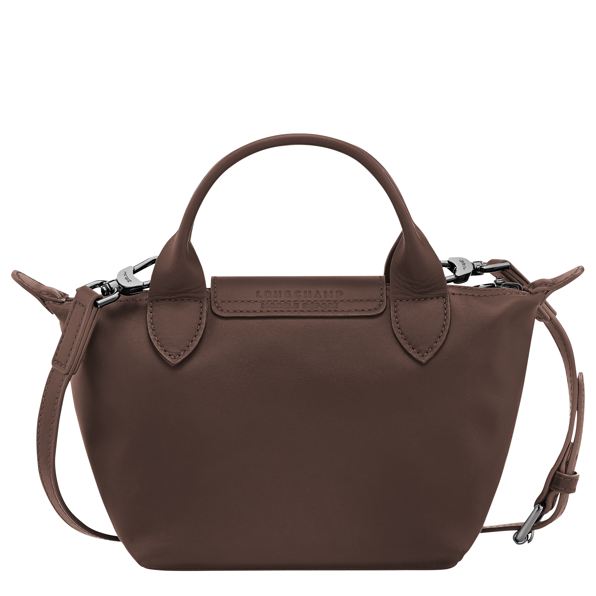 Le Pliage Xtra XS Handbag Mocha - Leather | Longchamp US Le Pliage Xtra XS Handbag Mocha - Leather | Longchamp US