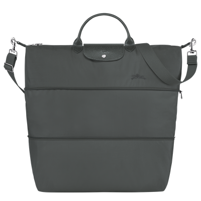 Le Pliage Green Erweiterbare Reisetasche, Graphitgrau