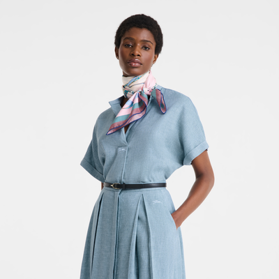 Foulard di seta 90 A toute Allure , Seta - Gamberetto