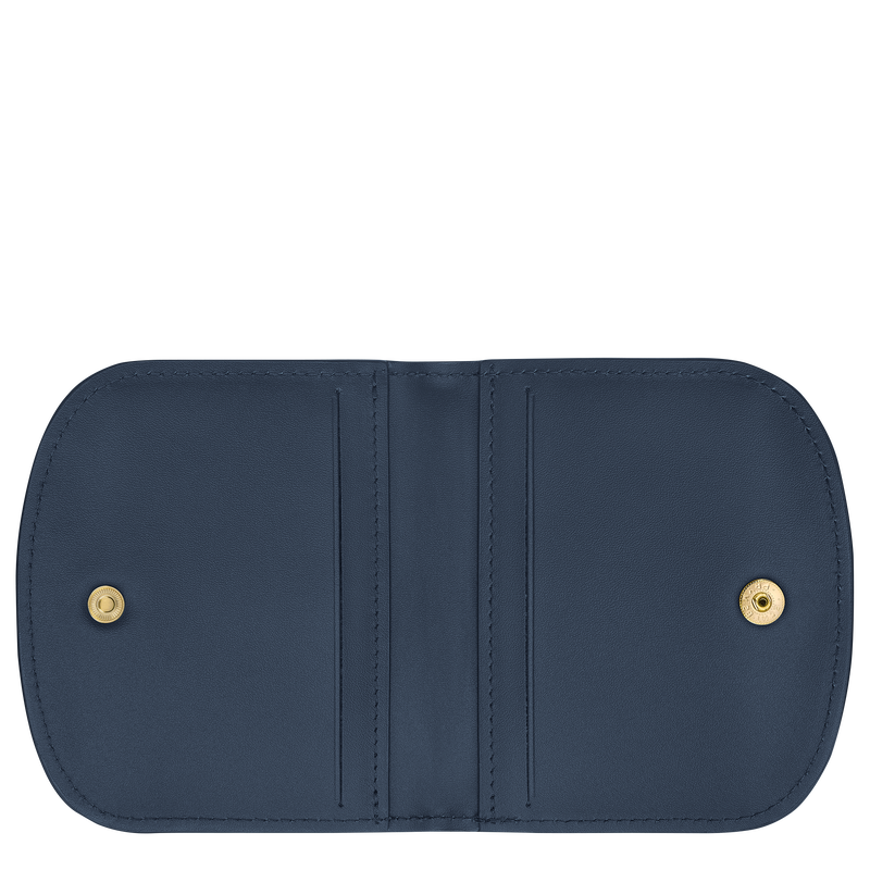 Épure Kaarthouder , Marineblauw - Leder  - Weergave 3 van  3