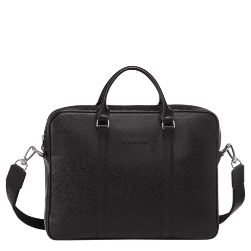 Le Foulonné XS Briefcase , Black - Leather - View 1 of  5