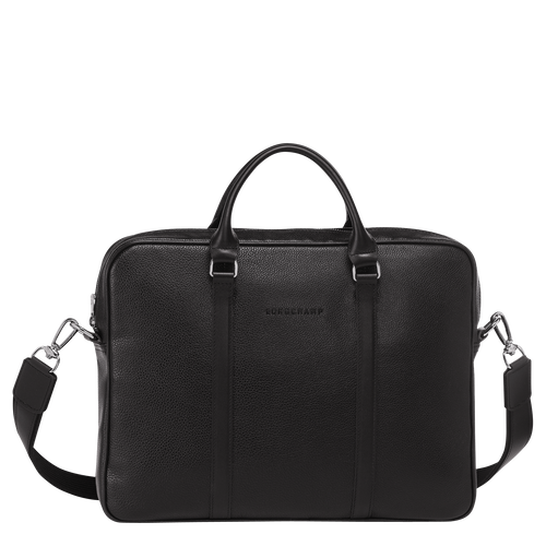 Le Foulonné XS Briefcase , Black - Leather - View 1 of 5