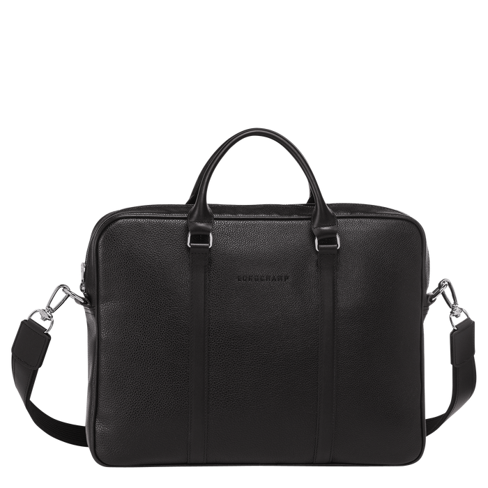 Le Foulonné Briefcase XS, Black