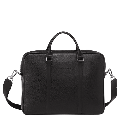 Le Foulonné XS Briefcase , Black - Leather - View 1 of  5