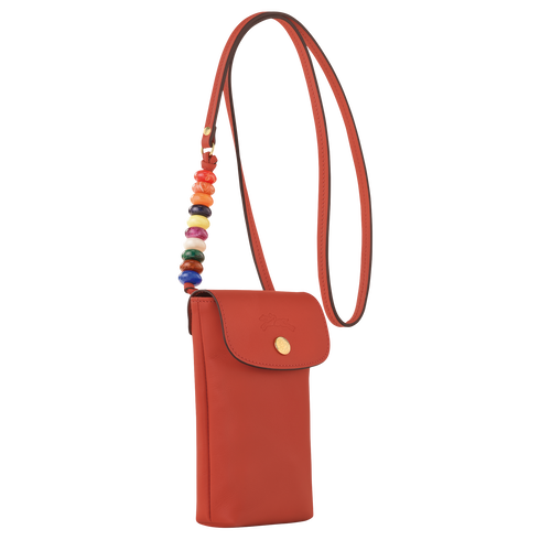 Mobiltelefon-Etui mit Lederbändchen Le Pliage Xtra Leder 