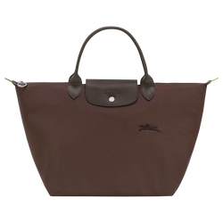Le Pliage Green M Handbag , Mocha - Recycled canvas