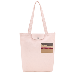 Caroline H&eacute;lain x Longchamp M Tote bag , Ballet - Canvas