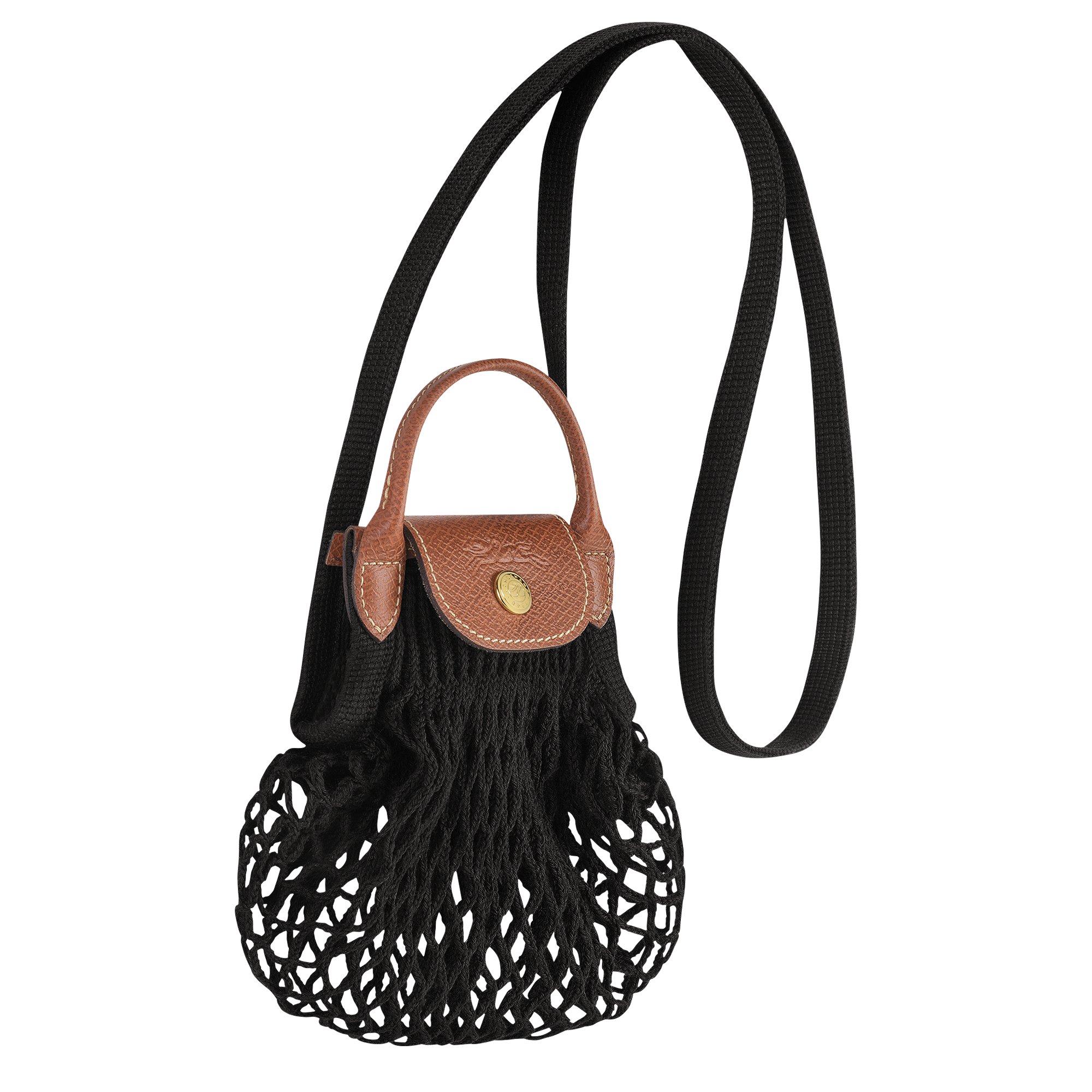 Crossbody bag XS Le Pliage Filet Black (10139HVH001) | Longchamp US