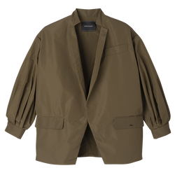 Kimono jacket , Artichoke - Techno taffeta