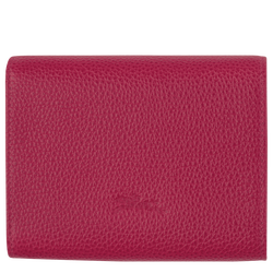 Le Roseau Wallet , Beetroot - Leather