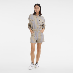 Kollektion Frühjahr/Sommer 2023 Playsuit, Beige/Blau