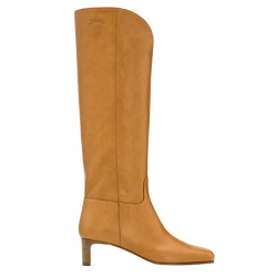 La Cavali&egrave;re Heel boots , Natural - Leather