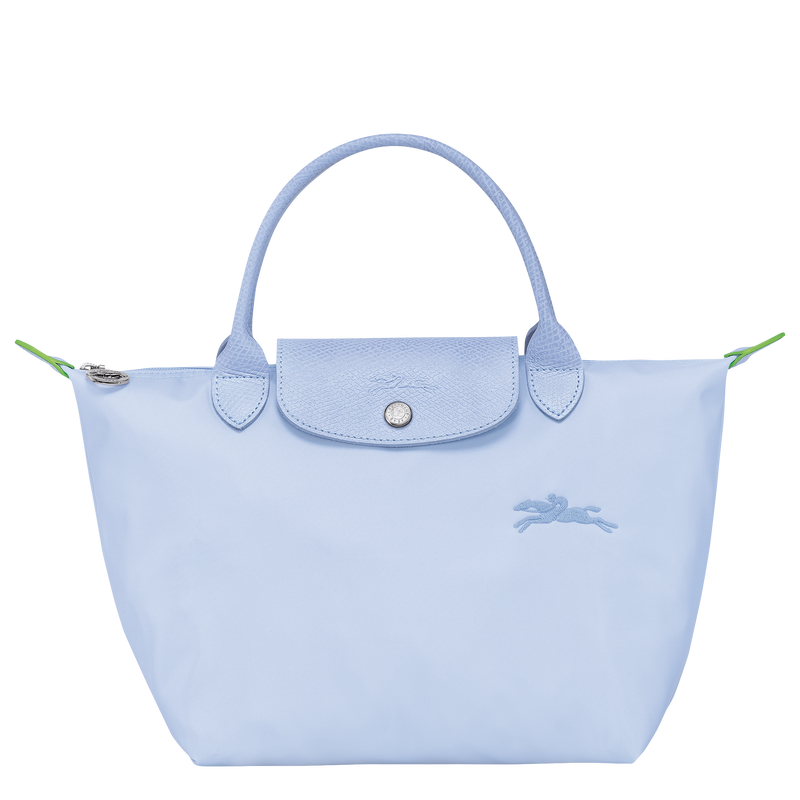 Le Pliage Green S Handbag , Sky Blue - Recycled canvas  - View 1 of 6