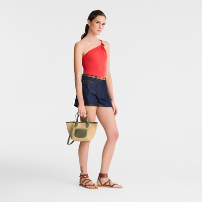 Le Pliage Collection XS Basket bag , Artichoke - Canvas