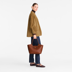 &Eacute;pure L Shoulder bag , Brown - Leather