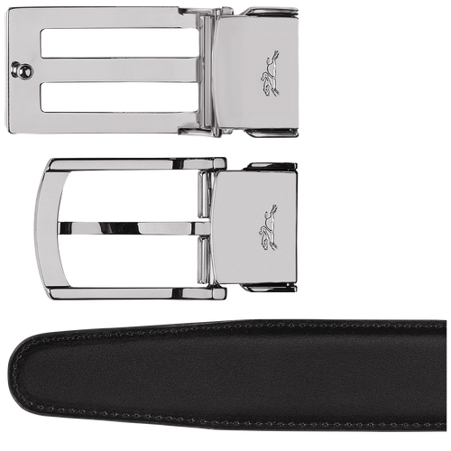 Delta Box Men's belt set , Black/Mocha - Leather - View 5 of  8