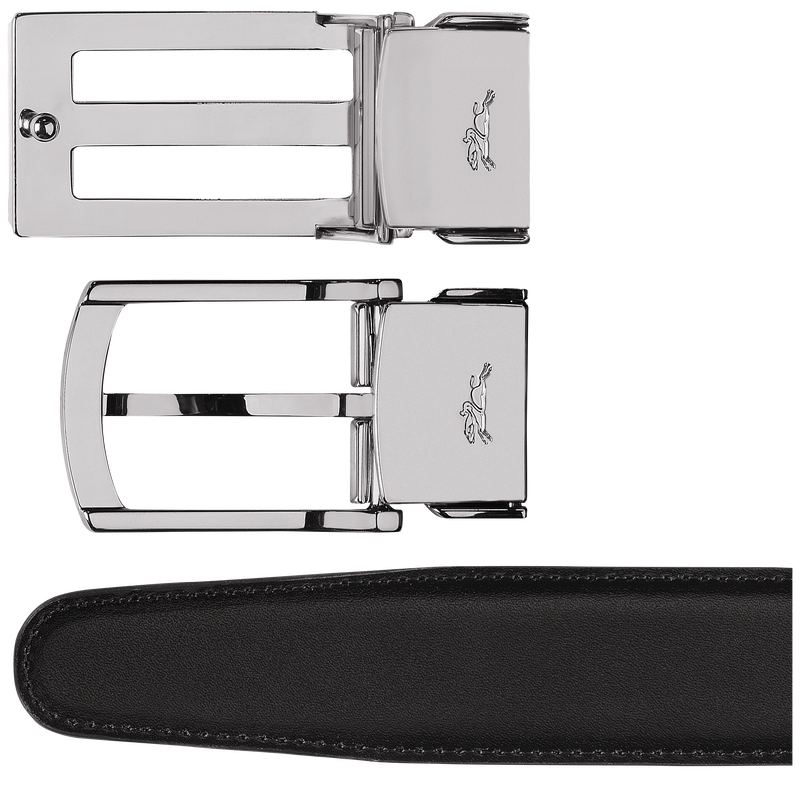 Delta Box Men's belt set , Black/Mocha - Leather  - View 5 of  8