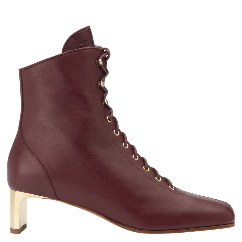 La Patineuse Botas bajas de tac&oacute;n alto , Cuero - Burdeos  - Vista 1 de 5