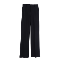 Trousers , Black - Crepe