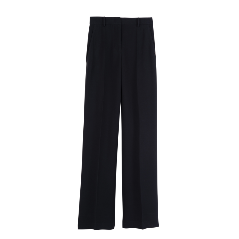 Pantalones , Crep&eacute; - Negro  - Vista 1 de 4