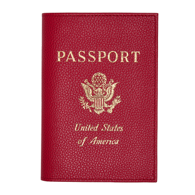 Le Foulonné Passport cover , Love - Leather