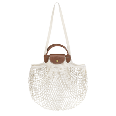 Le Pliage Filet Bolso con asa superior L, Crudo