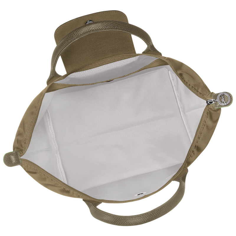Sac &agrave; main M Le Pliage Green , Toile recycl&eacute;e - Artichaut  - Vue 5 de 7