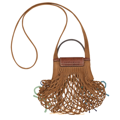 Le Pliage Collection 메시 백  XS, 토바코(황갈색)